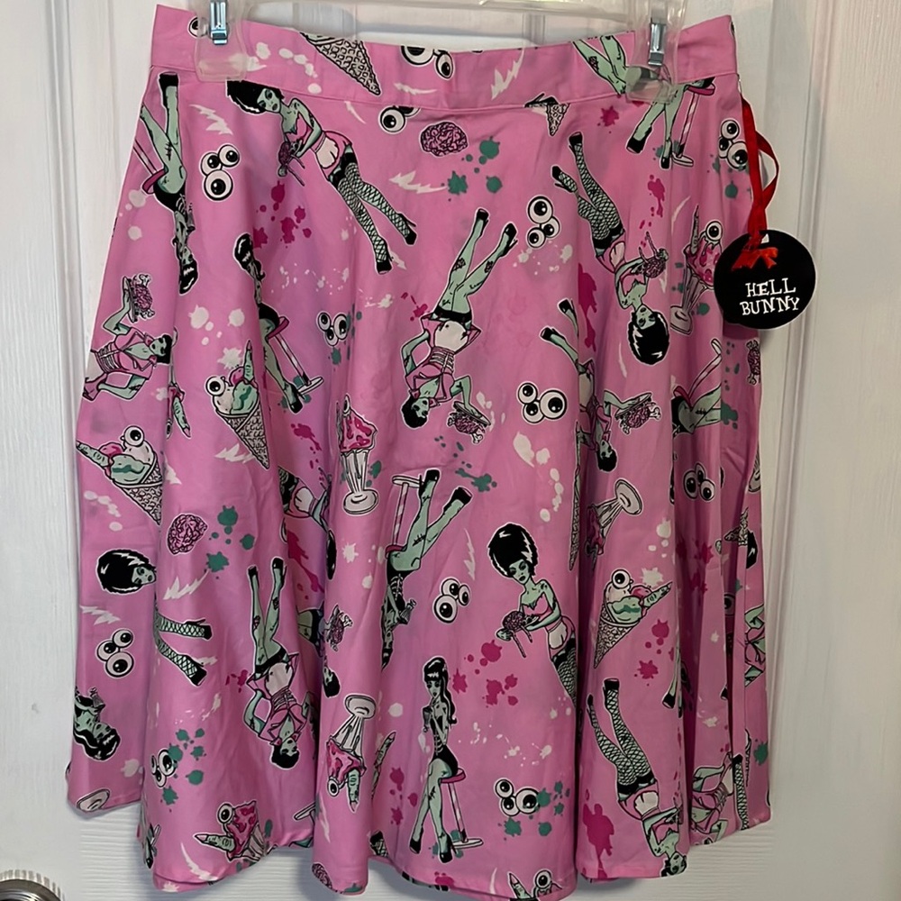 HellBunny Halloween Skirt